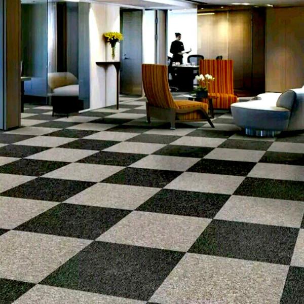 供應青島辦公室PVC方塊地毯