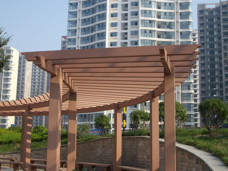 供應(yīng)百色市周邊地區(qū)塑木涼亭工程承接