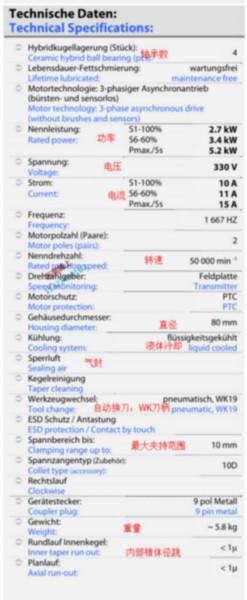 供應進口德國JAGER高速雕銑磨削電主軸