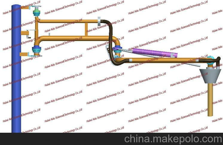 供应AL1412型流体装卸臂（鹤管）