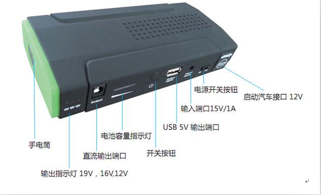 供应汽车应急启动电源移动电源厂家直销